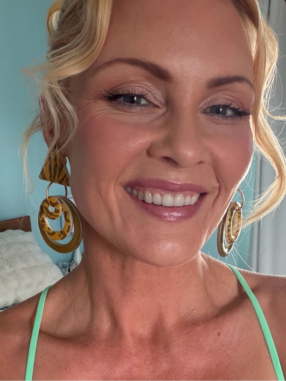 Gold-Tone Swirl Statement Earrings - Women Jewelry